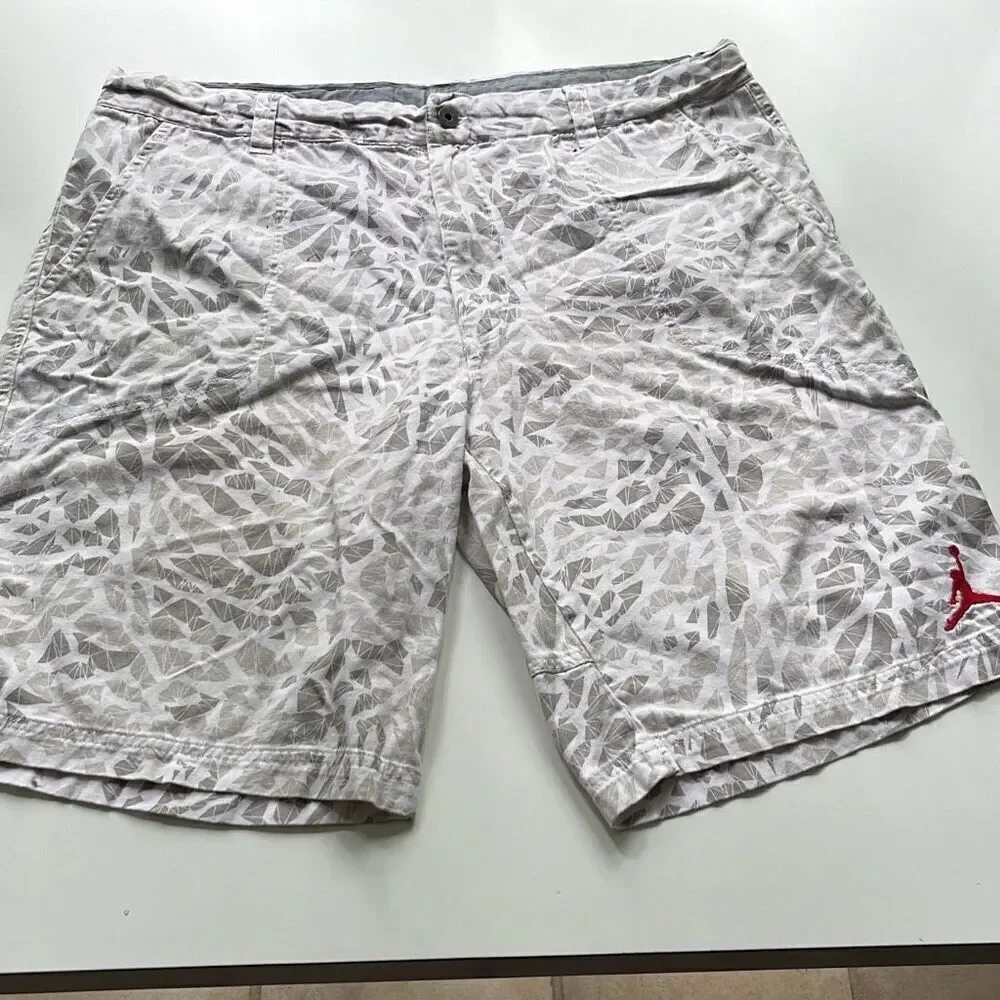 Jordan Giraffe Print Cotton Baggy Shorts Mens 38x10